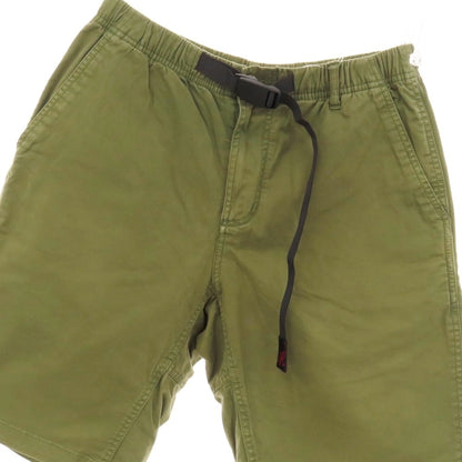 【中古】グラミチ Gramicci ストレッチ コットン ショートパンツ オリーブ【サイズM】【 状態ランクC 】【 メンズ 】