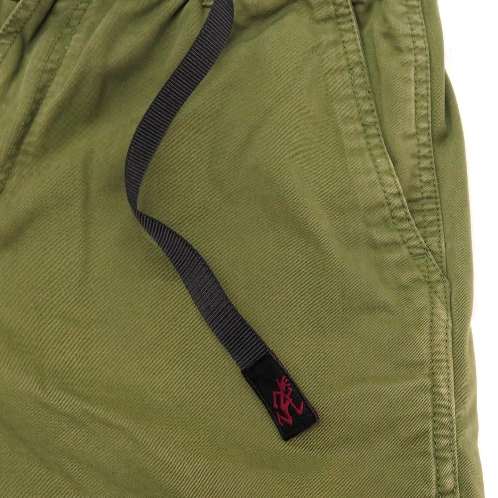 【中古】グラミチ Gramicci ストレッチ コットン ショートパンツ オリーブ【サイズM】【 状態ランクC 】【 メンズ 】