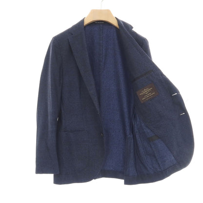 【中古】グリーンレーベルリラクシング green label relaxing ウール 3つボタン テーラードジャケット ネイビー【サイズ44】【 状態ランクD 】【 メンズ 】