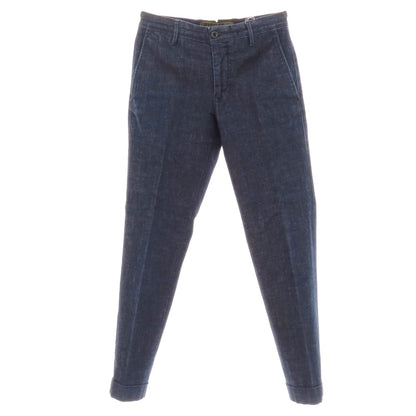 【中古】インコテックス スラックス INCOTEX SLACKS ストレッチ コットン デニムスラックスパンツ ネイビー【サイズ28】【 状態ランクB 】【 メンズ 】