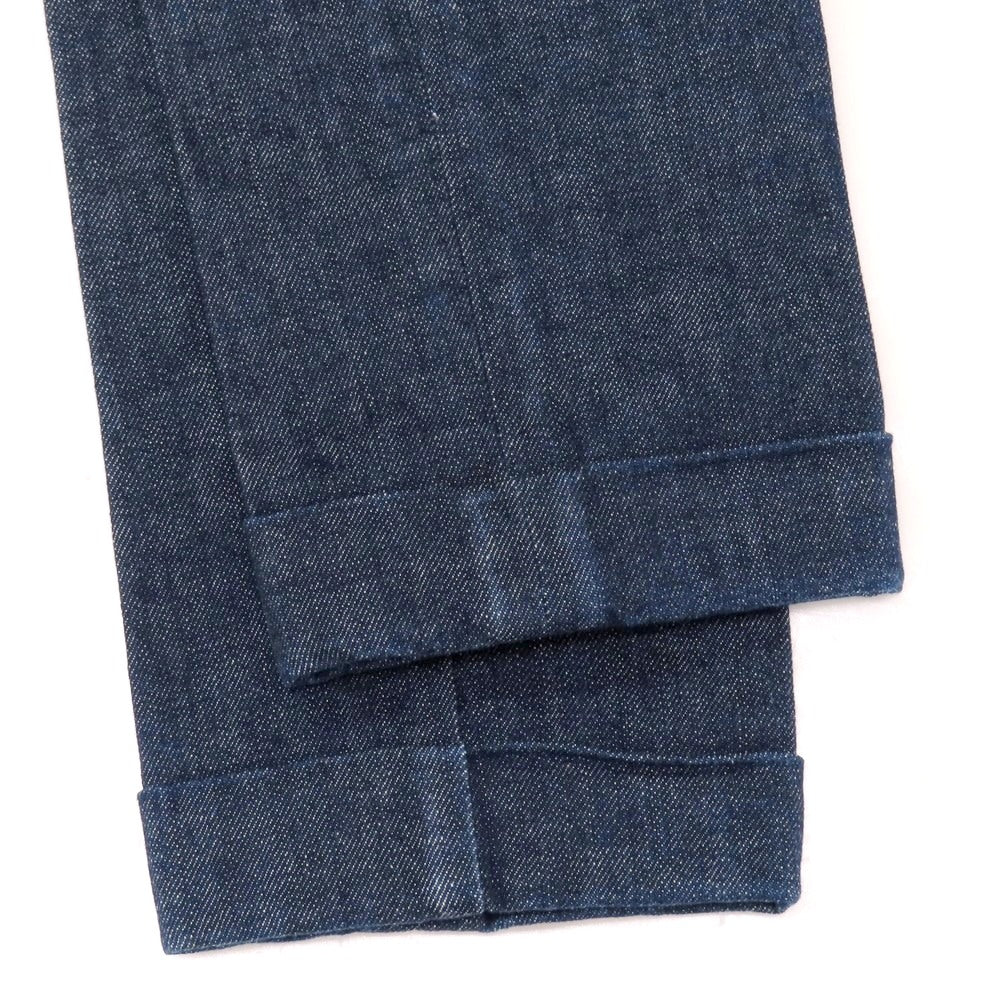 【中古】インコテックス スラックス INCOTEX SLACKS ストレッチ コットン デニムスラックスパンツ ネイビー【サイズ28】【 状態ランクB 】【 メンズ 】