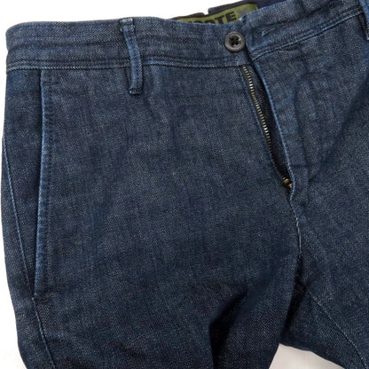 【中古】インコテックス スラックス INCOTEX SLACKS ストレッチ コットン デニムスラックスパンツ ネイビー【サイズ28】【 状態ランクB 】【 メンズ 】