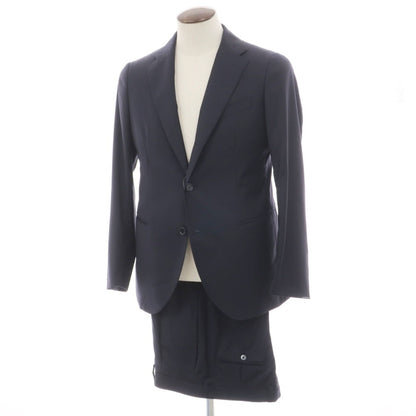 【新品】シパーリオ バイ スティレラティーノ SIPARIO by STILE LATINO ウールツイル 3つボタンスーツ ダークネイビー【サイズ50 Drop8R】【 状態ランクN 】【 メンズ 】