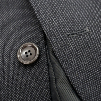 【新品】シパーリオ バイ スティレラティーノ SIPARIO by STILE LATINO ウール バーズアイ 3つボタンスーツ ダークグレー【サイズ50 Drop8R】【 状態ランクN 】【 メンズ 】