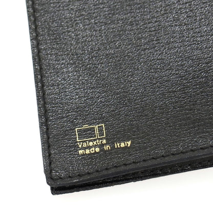 【中古】ヴァレクストラ バレクストラ Valextra エレファントレザー 長財布 グレー系【 状態ランクD 】【 メンズ 】