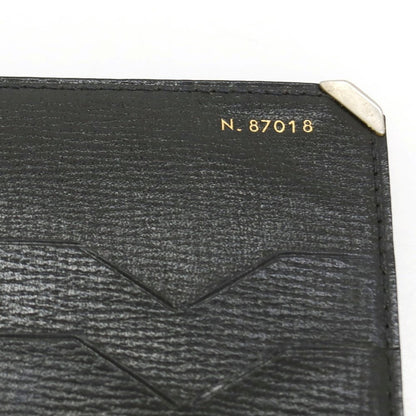 【中古】ヴァレクストラ バレクストラ Valextra エレファントレザー 長財布 グレー系【 状態ランクD 】【 メンズ 】