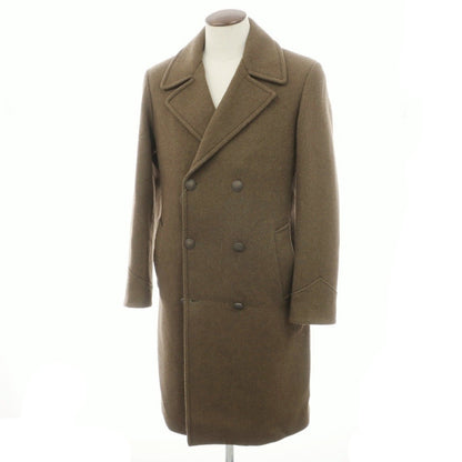 【中古】パルト PALTO ダブルブレストコート オリーブグリーン【サイズ50】【 状態ランクB 】【 メンズ 】