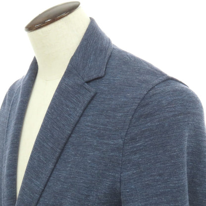 【中古】ティージャケット T-JACKET コットンナイロン ジャージー 2B カジュアルジャケット ネイビー【サイズL】【 状態ランクC 】【 メンズ 】