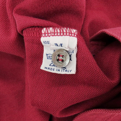 【中古】ドルモア DRUMOHR コットン 鹿の子 半袖ポロシャツ ボルドー【サイズM】【 状態ランクB 】【 メンズ 】