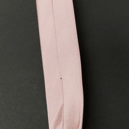 【中古】エルメネジルドゼニア Ermenegildo Zegna LIMITED EDITION for SHINJUKU シルク 桜柄×無地 切り替え ネクタイ ネイビーxピンク【 状態ランクC 】【 メンズ 】