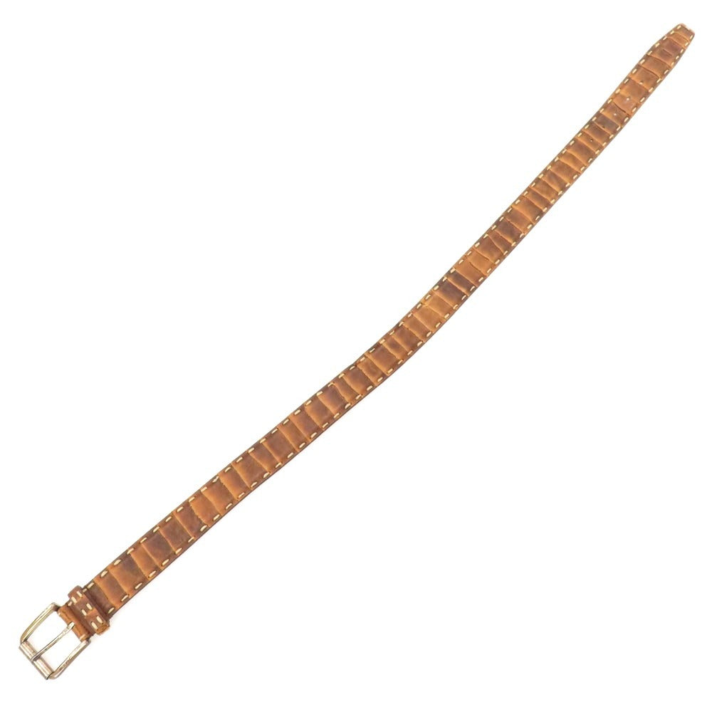 【中古】エトロ ETRO レザー ベルト ブラウン【サイズ90】【 状態ランクB 】【 メンズ 】