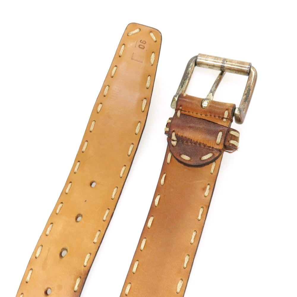 【中古】エトロ ETRO レザー ベルト ブラウン【サイズ90】【 状態ランクB 】【 メンズ 】