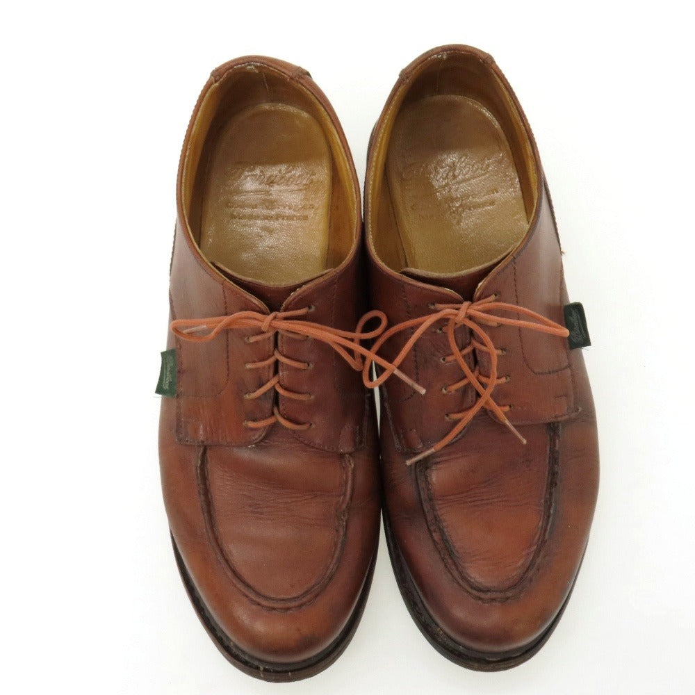 【中古】パラブーツ Paraboot CHAMBOARD レザー ドレスシューズ ブラウン【サイズ7】【 状態ランクC 】【 メンズ 】