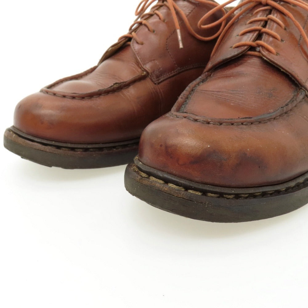 【中古】パラブーツ Paraboot CHAMBOARD レザー ドレスシューズ ブラウン【サイズ7】【 状態ランクC 】【 メンズ 】