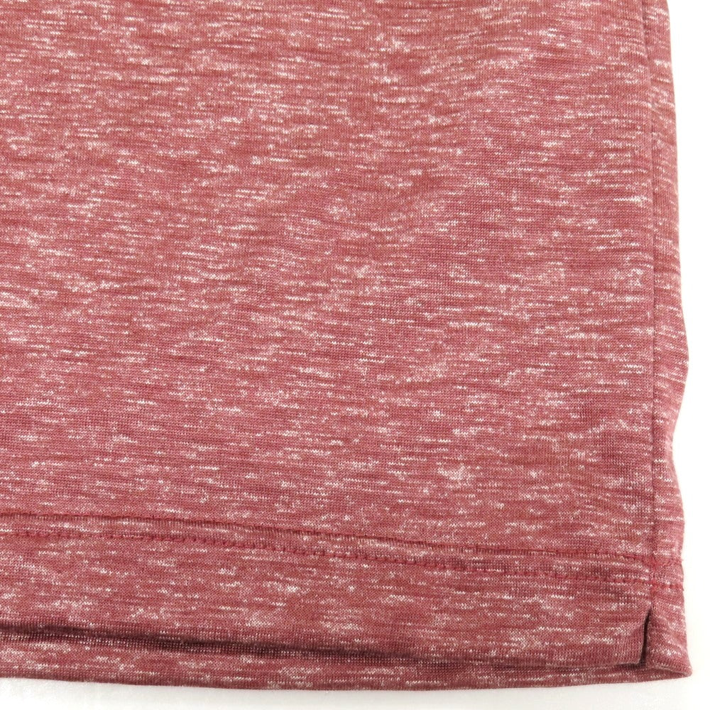 【中古】グランサッソ GRAN SASSO シルク クルーネック 半袖Ｔシャツ スモーキーレッド【サイズ54】【 状態ランクA 】【 メンズ 】