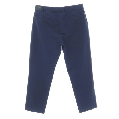 【中古】【未使用】ブルックスブラザーズ Brooks Brothers コットン シアサッカー カジュアルスラックスパンツ ネイビー【サイズ35】【 状態ランクS 】【 メンズ 】