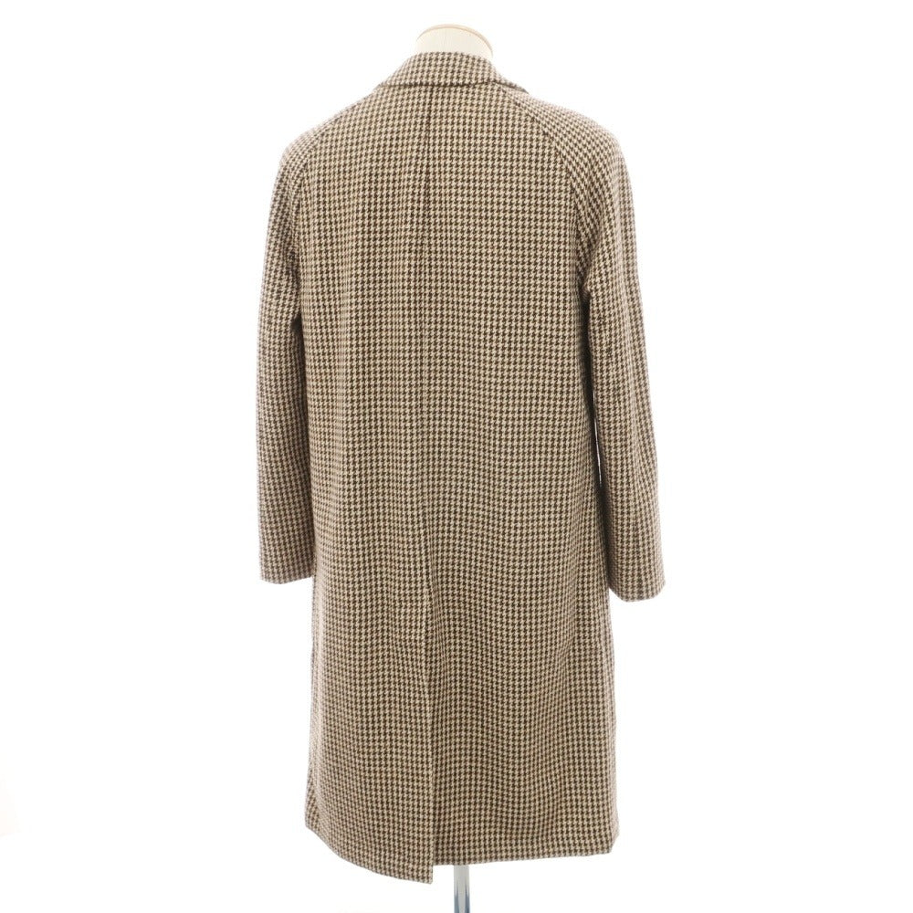 【中古】ラルディーニ LARDINI チェスターフィールドコート ブラウンxベージュ【サイズ44 7REG】【 状態ランクB 】【 メンズ 】