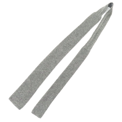 【中古】ブルネロクチネリ Brunello Cucinelli カシミヤ ニットタイ ネクタイ グレー【 状態ランクB 】【 メンズ 】