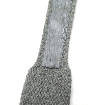 【中古】ブルネロクチネリ Brunello Cucinelli カシミヤ ニットタイ ネクタイ グレー【 状態ランクB 】【 メンズ 】