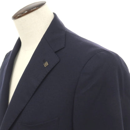 【中古】タリアトーレ TAGLIATORE ツイルウール 2B テーラードジャケット ネイビー【サイズ50】【 状態ランクC 】【 メンズ 】