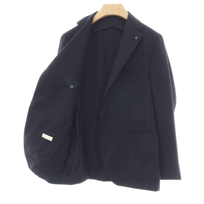 【中古】タリアトーレ TAGLIATORE ツイルウール 2B テーラードジャケット ネイビー【サイズ50】【 状態ランクC 】【 メンズ 】