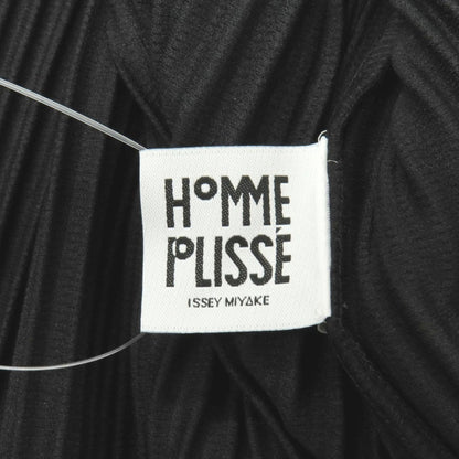 【中古】オム プリッセ イッセイミヤケ HOMME PLISSE ISSEY MIYAKE ポリエステル プリーツ ノースリーブカットソー ブラック【サイズ2】【 状態ランクB 】【 メンズ 】
