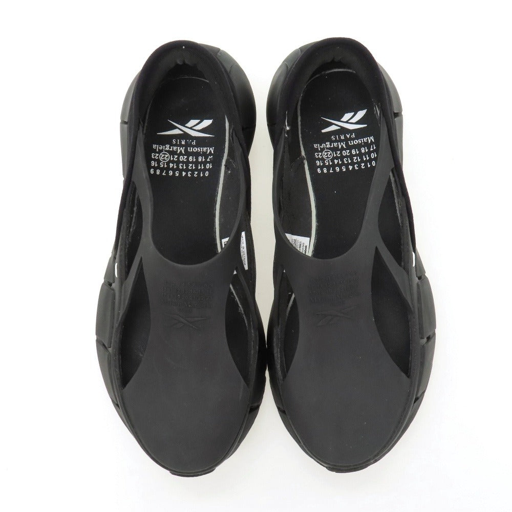 【中古】メゾン マルジェラ Maison Margiela × REEBOK ラバー スニーカー ブラック【サイズ26】【 状態ランクB 】【 メンズ 】