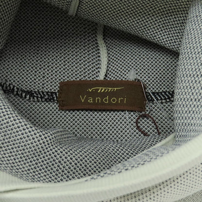 【新品】ヴァンドリ Vandori ポリエステル プルオーバーニット ホワイトxブラック【サイズM】【 状態ランクN 】【 メンズ 】