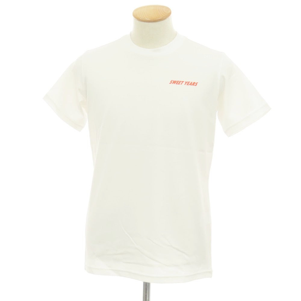 【新品アウトレット】スイートイヤーズ SWEET YEARS コットン クルーネック 半袖Ｔシャツ ホワイト【サイズS】【 状態ランクN- 】【 メンズ 】