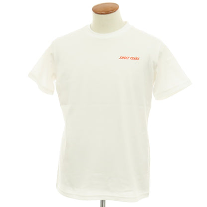 【新品】スイートイヤーズ SWEET YEARS コットン クルーネック 半袖Ｔシャツ ホワイト【サイズM】【 状態ランクN 】【 メンズ 】