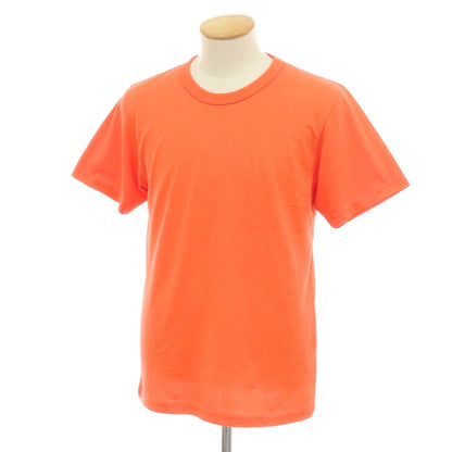 【新品】アップサイクル Upcycle ポリエステルコットン クルーネック 半袖Ｔシャツ オレンジ【サイズS】【 状態ランクN 】【 メンズ 】