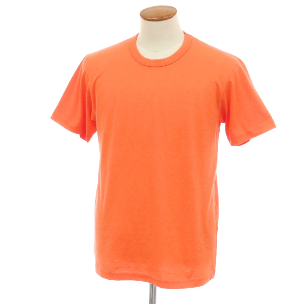 【新品】アップサイクル Upcycle ポリエステルコットン クルーネック 半袖Ｔシャツ オレンジ【サイズM】【 状態ランクN 】【 メンズ 】