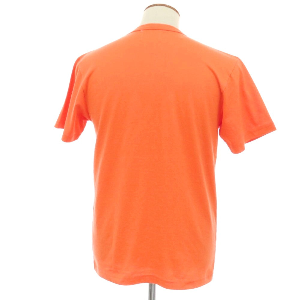 【新品】アップサイクル Upcycle ポリエステルコットン クルーネック 半袖Ｔシャツ オレンジ【サイズM】【 状態ランクN 】【 メンズ 】