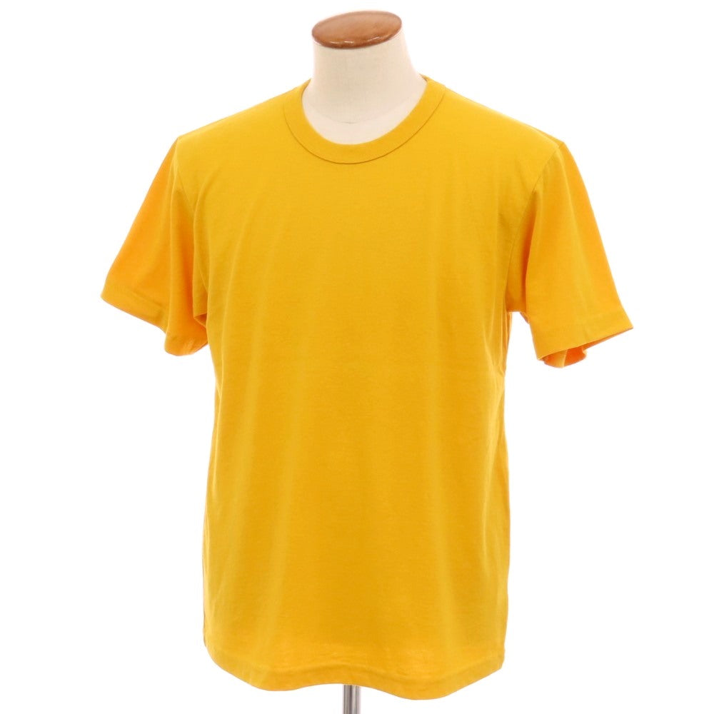 【新品】アップサイクル Upcycle ポリエステルコットン クルーネック 半袖Ｔシャツ マスタードイエロー【サイズM】【 状態ランクN 】【 メンズ 】
