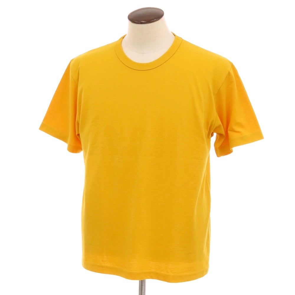 【新品】アップサイクル Upcycle ポリエステルコットン クルーネック 半袖Ｔシャツ マスタードイエロー【サイズL】【 状態ランクN 】【 メンズ 】