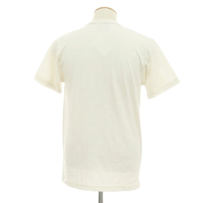 【新品】アップサイクル Upcycle ポリエステルコットン クルーネック 半袖Ｔシャツ オフホワイト【サイズS】【 状態ランクN 】【 メンズ 】