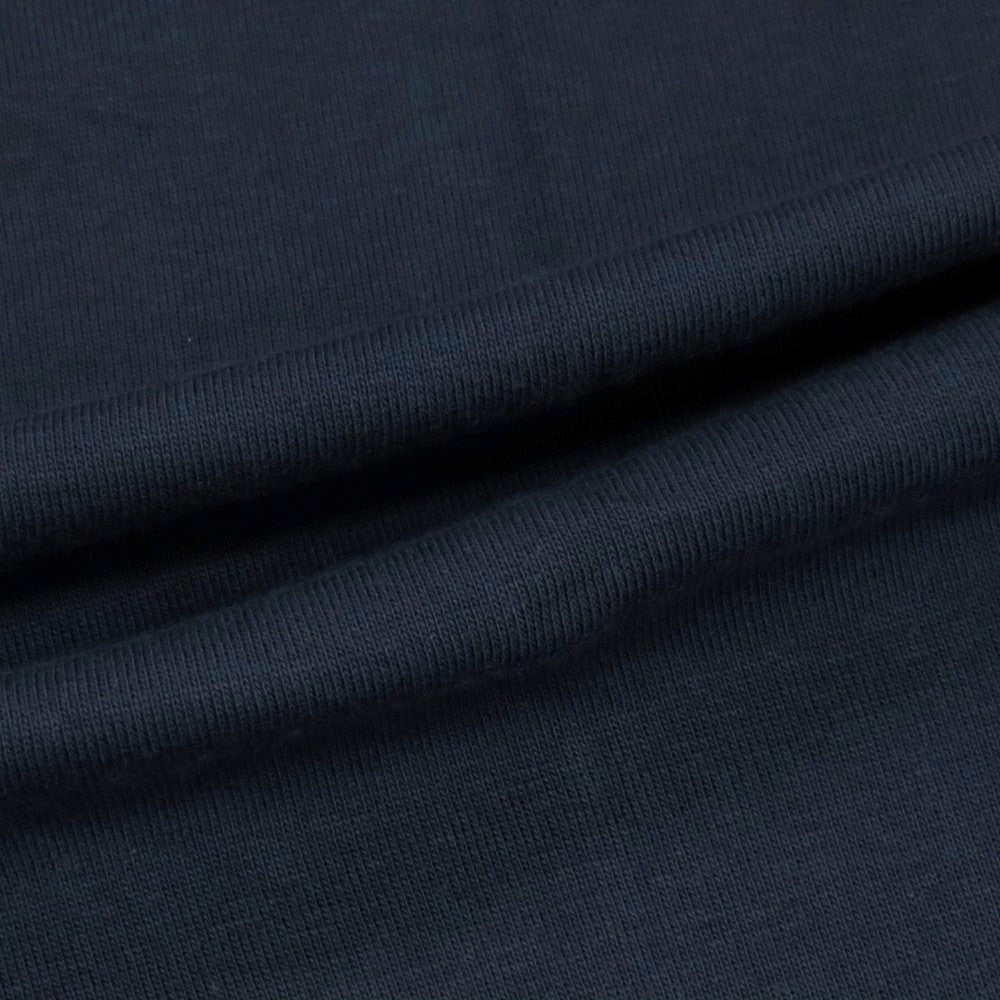 【新品】メゾン コルニション MAISON CORNICHON コットン クルーネック 半袖Ｔシャツ ネイビー【サイズ3】【 状態ランクN 】【 メンズ 】