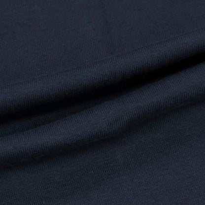 【新品】メゾン コルニション MAISON CORNICHON コットン クルーネック 半袖Ｔシャツ ネイビー【サイズ3】【 状態ランクN 】【 メンズ 】