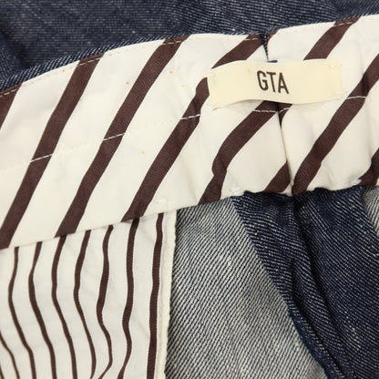 【新品アウトレット】ジーティーアー G.T.A HERRICK ストレッチ コットンリネン カジュアルスラックスパンツ ネイビー【サイズ52】【 状態ランクN- 】【 メンズ 】