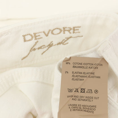 【新品アウトレット】デヴォレ インチピット DEVORE Incipit ストレッチ コットン デニムパンツ ホワイト【サイズ42】【 状態ランクN- 】【 メンズ 】