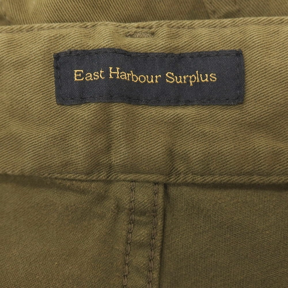 【新品アウトレット】イーストハーバーサープラス East Harbour Surplus コットン ベイカーパンツ ワークパンツ オリーブ【サイズ50】【 状態ランクN- 】【 メンズ 】