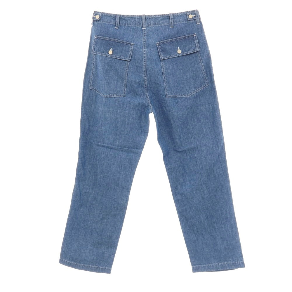 【新品アウトレット】イーストハーバーサープラス East Harbour Surplus コットン ベイカーパンツ ワークパンツ ブルー【サイズ48】【 状態ランクN- 】【 メンズ 】