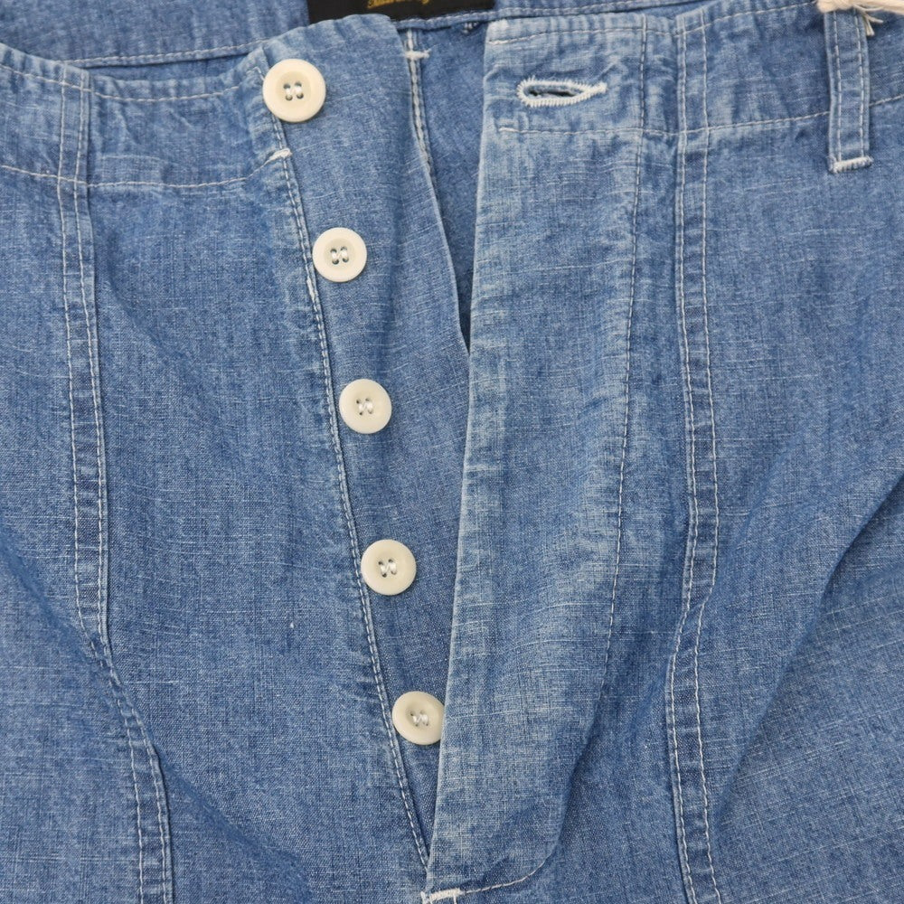 【新品アウトレット】イーストハーバーサープラス East Harbour Surplus コットン ベイカーパンツ ワークパンツ ブルー【サイズ48】【 状態ランクN- 】【 メンズ 】