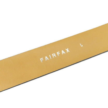 【新品アウトレット】フェアファクス FAIRFAX スエード レザー ベルト ネイビーブルーxシルバー【サイズL】【 状態ランクN- 】【 メンズ 】