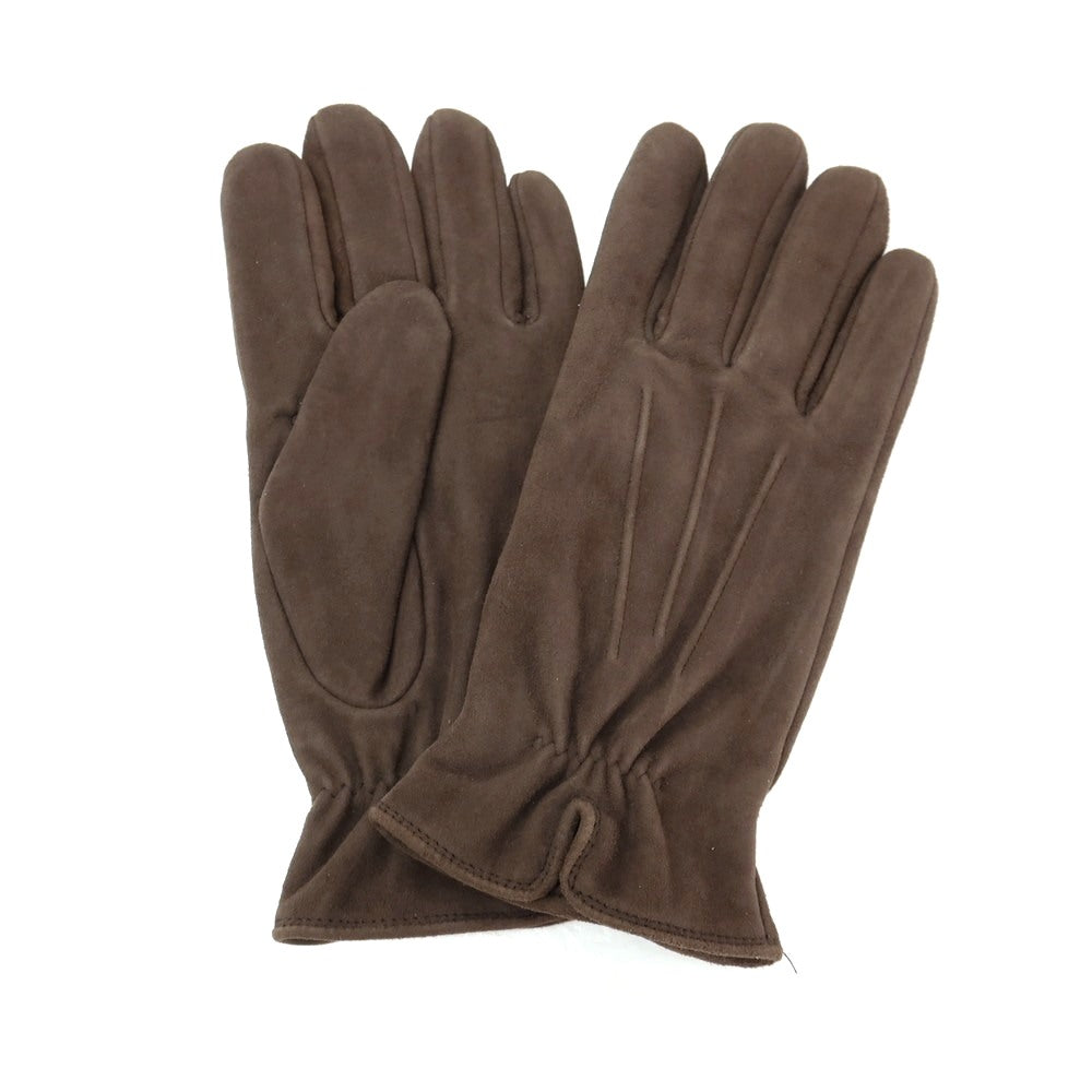 【新品】サウスコム SOUTHCOMBE スエード レザー ブラッシュドシンセティックフリースライニング 手袋 グローブ ダークブラウン【サイズ8】【 状態ランクN 】【 メンズ 】