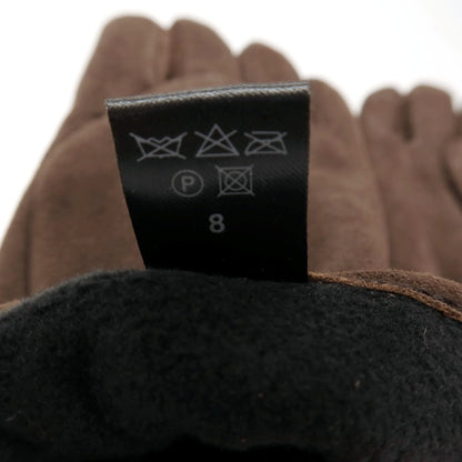 【新品】サウスコム SOUTHCOMBE スエード レザー ブラッシュドシンセティックフリースライニング 手袋 グローブ ダークブラウン【サイズ8】【 状態ランクN 】【 メンズ 】