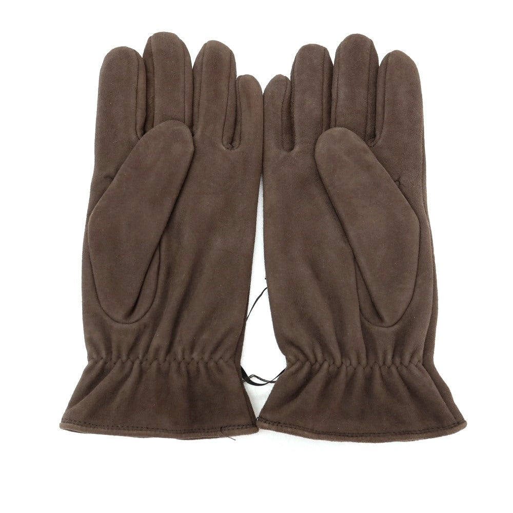 【新品】サウスコム SOUTHCOMBE スエード レザー ブラッシュドシンセティックフリースライニング 手袋 グローブ ダークブラウン【サイズ8】【 状態ランクN 】【 メンズ 】