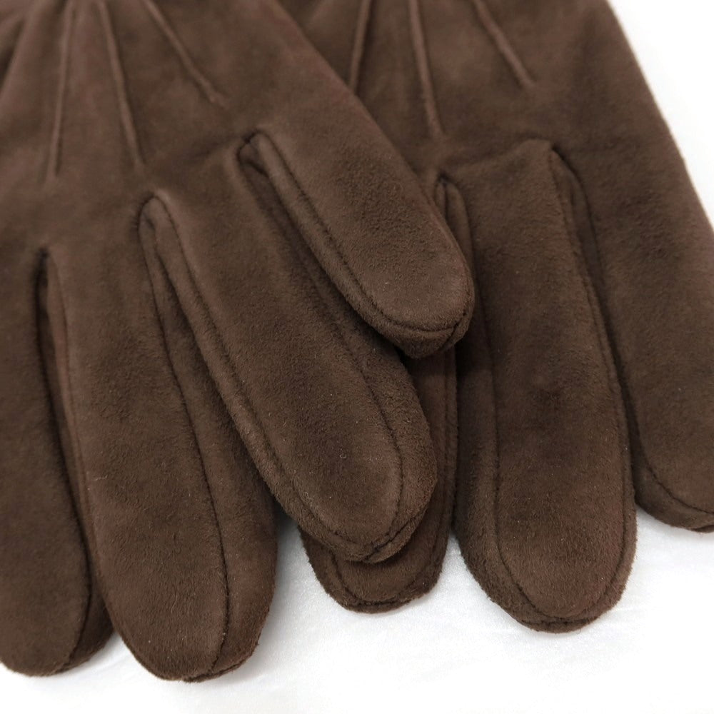 【新品】サウスコム SOUTHCOMBE スエード レザー ブラッシュドシンセティックフリースライニング 手袋 グローブ ダークブラウン【サイズ8】【 状態ランクN 】【 メンズ 】