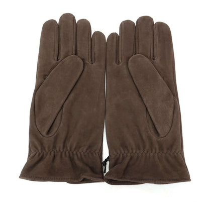 【新品】サウスコム SOUTHCOMBE スエード レザー ブラッシュドシンセティックフリースライニング 手袋 グローブ ダークブラウン【サイズ9】【 状態ランクN 】【 メンズ 】