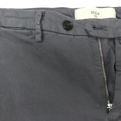 【中古】ブリリア1949 BRIGLIA 1949 ストレッチ コットン カジュアルスラックスパンツ グレー【サイズ48】【 状態ランクB 】【 メンズ 】